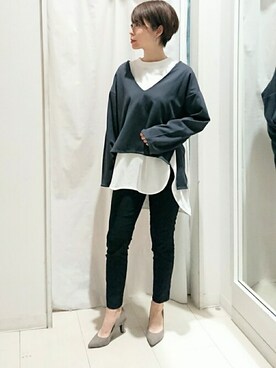 Bou Jeloudさん(レディース・158cm)の春コーディネート