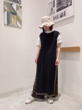 「Bab（バブ）のアイテム（トップス）」を使った、Bou Jeloudさん（レディース・158cm）の春コーディネート
