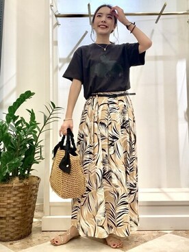 Bou Jeloudさん（レディース・157cm）の夏コーディネート