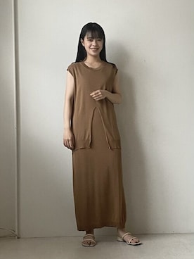 Bou Jeloudさん（レディース・156cm）の夏コーディネート