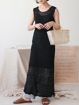 Bou Jeloudさん（レディース・158cm）の夏コーディネート