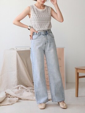 Bou Jeloudさん(レディース・158cm)の夏コーディネート
