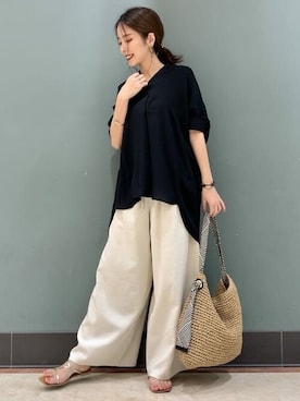 Bou Jeloudさん（レディース・157cm）の夏コーディネート