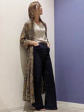 「Bou Jeloud（ブージュルード）のアイテム（サンダル）」を使った、Bou Jeloudさん（レディース・167cm）の夏コーディネート