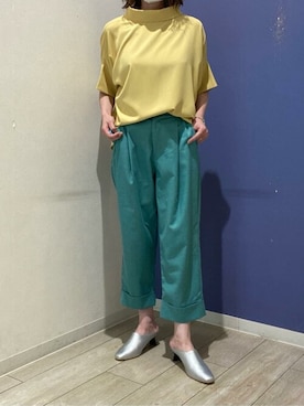 「Bou Jeloud（ブージュルード）のアイテム（サンダル）」を使った、Bou Jeloudさん（レディース・164cm）の夏コーディネート