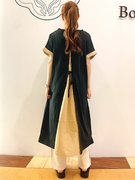 「Bou Jeloud（ブージュルード）のアイテム（サンダル）」を使った、Bou Jeloudさん（レディース・163cm）の夏コーディネート