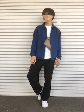 「RAGEBLUE（レイジブルー）のアイテム（その他アウター）」を使った、YU—YAさん（メンズ・169cm）の春コーディネート