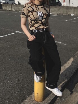 小田 由奈さん(レディース・152cm)の春コーディネート