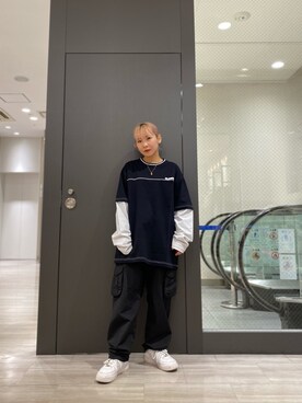 小田 由奈さん（レディース・152cm）の冬コーディネート