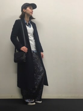 「EN ROUTE（アンルート）のアイテム」を使った、大釜ケリーさん（レディース・165cm）の冬コーディネート