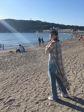 大釜ケリーさん（レディース・165cm）の春コーディネート