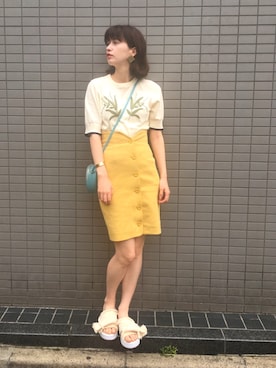 「ｎｅｓｅｓｓａｉｒｅ」｜大釜ケリーさん（レディース・165cm）の春コーディネート
