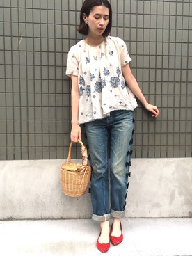 「ｎｅｓｅｓｓａｉｒｅ」｜大釜ケリーさん（レディース・165cm）の夏コーディネート
