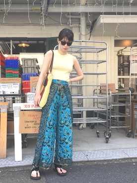 大釜ケリーさん(レディース・165cm)の夏コーディネート