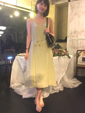「Another Edition（アナザーエディション）のアイテム（アクセサリー）」を使った、大釜ケリーさん（レディース・165cm）の夏コーディネート