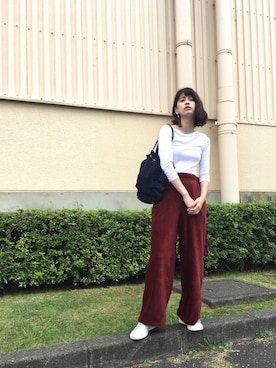 大釜ケリーさん（レディース・165cm）の秋コーディネート