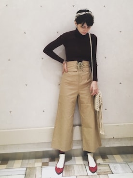 大釜ケリーさん(レディース・165cm)の秋コーディネート