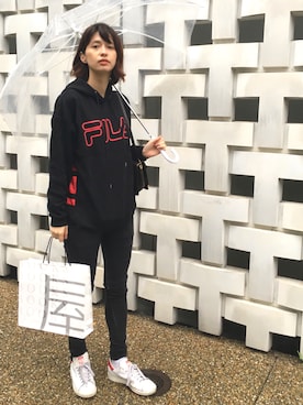 「EN ROUTE（アンルート）のアイテム」を使った、大釜ケリーさん（レディース・165cm）の秋コーディネート