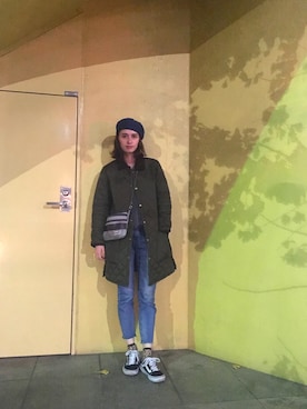 「RED CARD TOKYO（レッドカード）のアイテム」を使った、大釜ケリーさん（レディース・165cm）の冬コーディネート