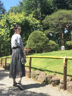 「BRIEFING（ブリーフィング）のアイテム」を使った、大釜ケリーさん（レディース・165cm）の春コーディネート