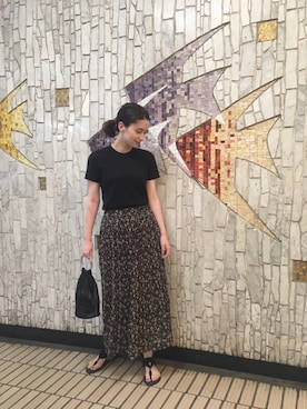 大釜ケリーさん（レディース・165cm）の夏コーディネート