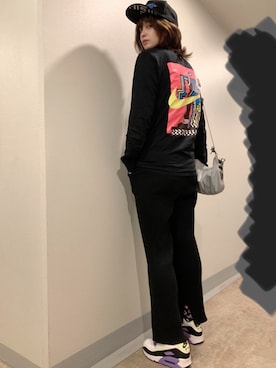 「BRIEFING（ブリーフィング）のアイテム」を使った、大釜ケリーさん（レディース・165cm）の秋コーディネート