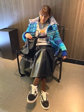 大釜ケリーさん（レディース・165cm）の冬コーディネート