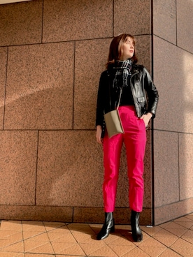 大釜ケリーさん（レディース・165cm）の冬コーディネート