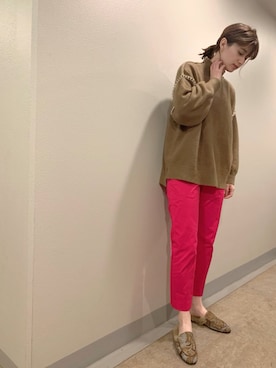 大釜ケリーさん（レディース・165cm）の冬コーディネート