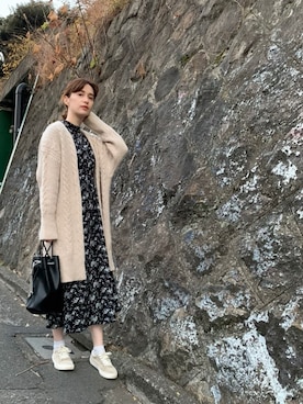 大釜ケリーさん（レディース・165cm）の冬コーディネート