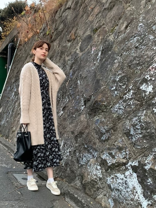 DEVOA ファリエロサルティ生地 ロングカーディガン DEVOA ファリエロ