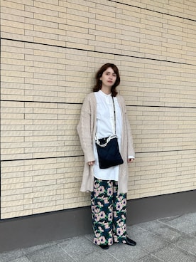 大釜ケリーさん（レディース・165cm）の春コーディネート