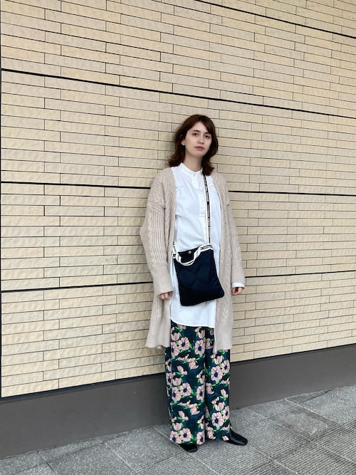 DEVOA ファリエロサルティ生地 ロングカーディガン DEVOA ファリエロ