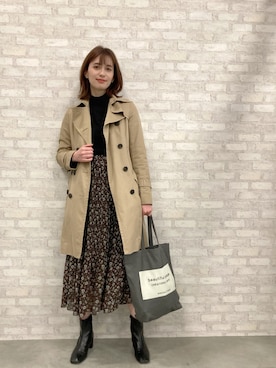 大釜ケリーさん（レディース・165cm）の春コーディネート