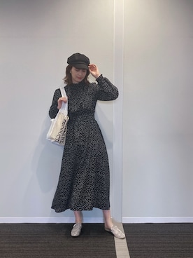 「rps（アールピーエス）のアイテム（ワンピース/ドレス）」を使った、大釜ケリーさん（レディース・165cm）の春コーディネート