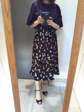 「Luz Llena (NEY)（ラズレナニー）のアイテム」を使った、huiyangさん（レディース・155cm）の春コーディネート