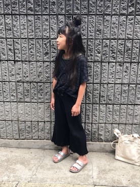 HiNAさん(キッズ・126cm)の夏コーディネート