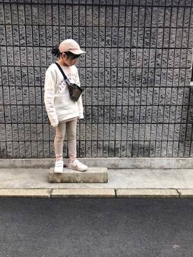 HiNAさん（キッズ・127cm）の冬コーディネート