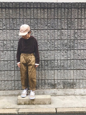 HiNAさん（キッズ・127cm）の春コーディネート