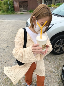 「chocomee（チョコミー）のアイテム（ボディバッグ/ウエストポーチ）」を使った、MAIさん（レディース・150cm）の春コーディネート
