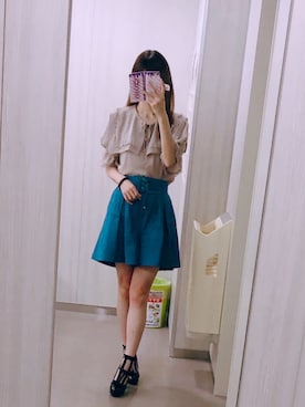 「F i.n.t（フィント）のアイテム（パンツ）」を使った、deyilanniさん（レディース・165cm）の夏コーディネート