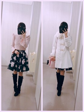 「LIZ LISA（リズリサ）のアイテム（ジャケット/アウター）」を使った、deyilanniさん（レディース・166cm）の冬コーディネート