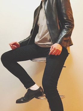 ミニさん（メンズ・180cm）の春コーディネート