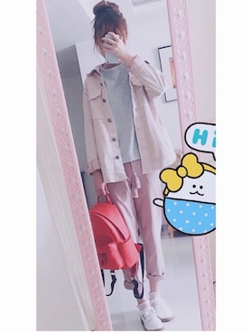 花柒Niaさん（レディース・169cm）の春コーディネート