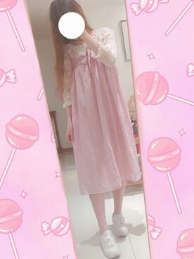 花柒Niaさん（レディース・169cm）の夏コーディネート