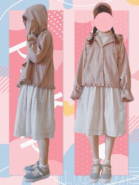 花柒Niaさん(レディース・168cm)の春コーディネート