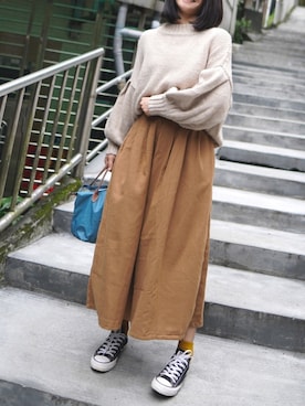 「Keelung」｜uchanさん（レディース・159cm）の冬コーディネート
