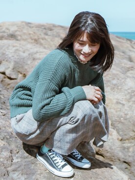 「Keelung」｜uchanさん（レディース・159cm）の冬コーディネート
