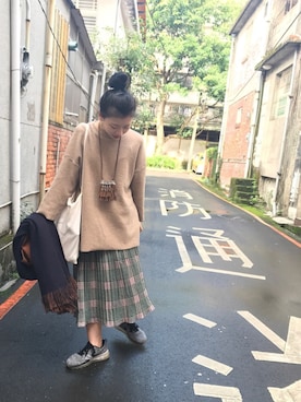 「Ballet.A（バレット　エー）のアイテム（トップス）」を使った、yuさん（レディース・161cm）の秋コーディネート