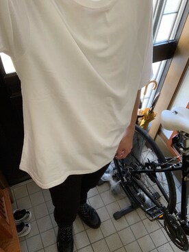 「LIDNM（リドム）のアイテム（トップス、ホワイト系）」を使った、つかじさん（メンズ・180cm）の夏コーディネート